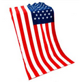 Printed Flag Microfiber Beach Towel